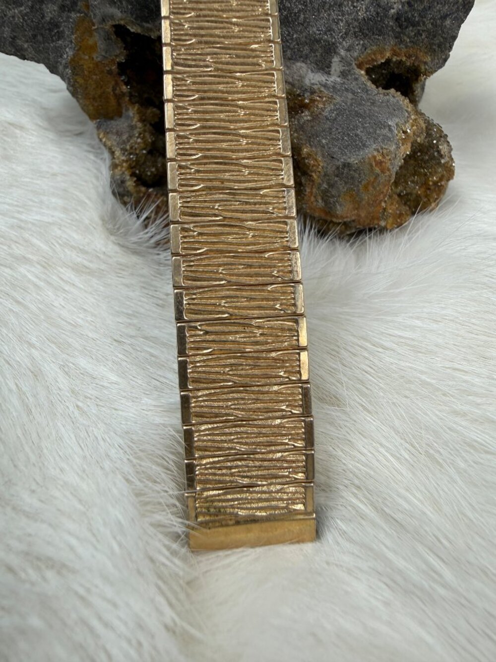 Vintage Hadley Hong Kong 1/40 10KT Tops Watch Band 5.75" X .75" - Picture 2 of 7